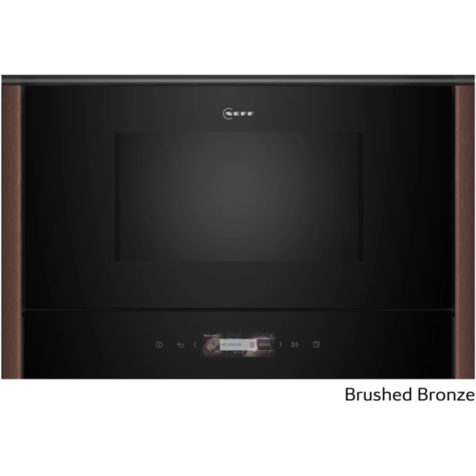 Встраиваемая микроволновая печь Neff NR9WR21Y1 Brushed Bronze (Матовая бронза)