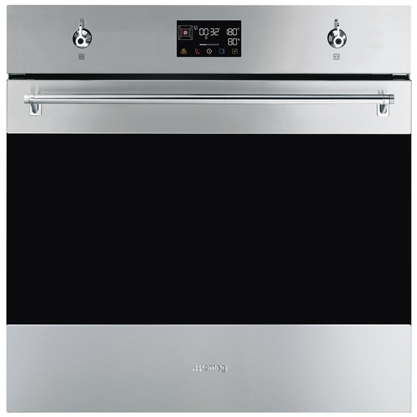 Электрический духовой шкаф с паром Smeg SO6302S3P (Нержавеющая сталь)