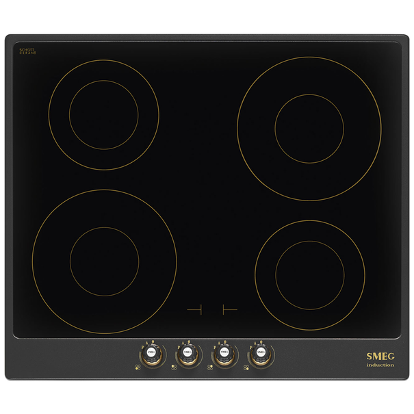 Индукционная варочная панель Smeg SI764 (Антрацит)