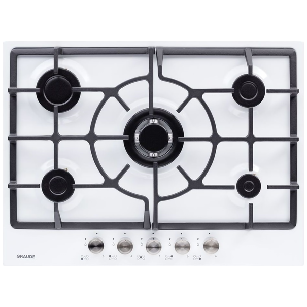 Газовая варочная панель GRAUDE GS 70.1 M (Белый)