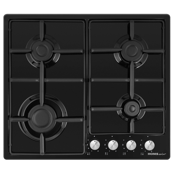 Газовая варочная панель HOMSair HGE643 (Черный)