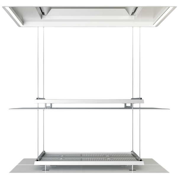 Потолочная вытяжка Pando E-237/130X75 CR.BL V.1130 ECO (Белый)