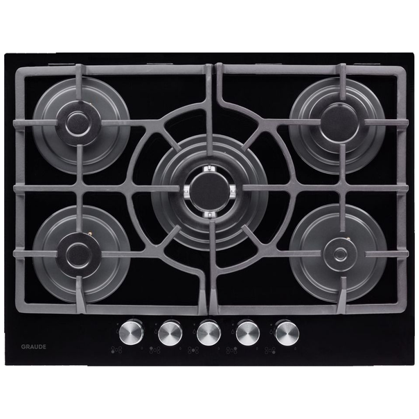 Газовая варочная панель GRAUDE GS 70.1 (Черный)