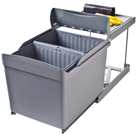 Система сортировки отходов Alveus ALBIO 30 2X16 L (Серый)