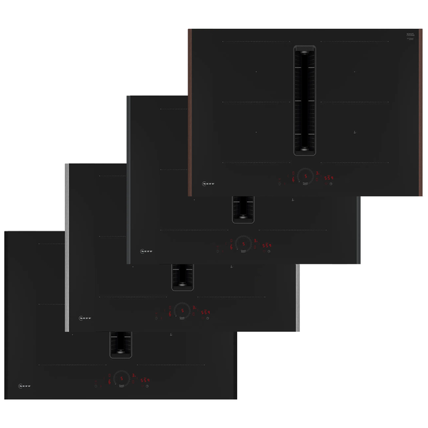 Индукционная варочная панель с вытяжкой NEFF V57YHQ4C0 (Черный (Без фурнитуры))