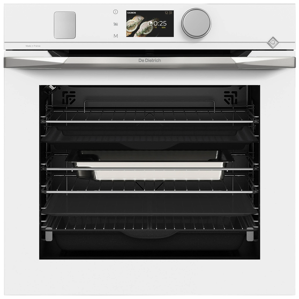 Электрический духовой шкаф с паром De Dietrich DOR4747 (Белый)
