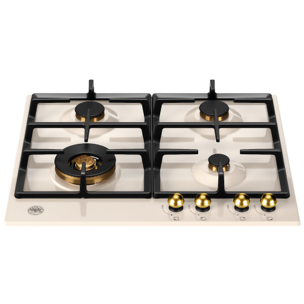 Газовая варочная панель Bertazzoni P604LHER (Слоновая кость / Золото)