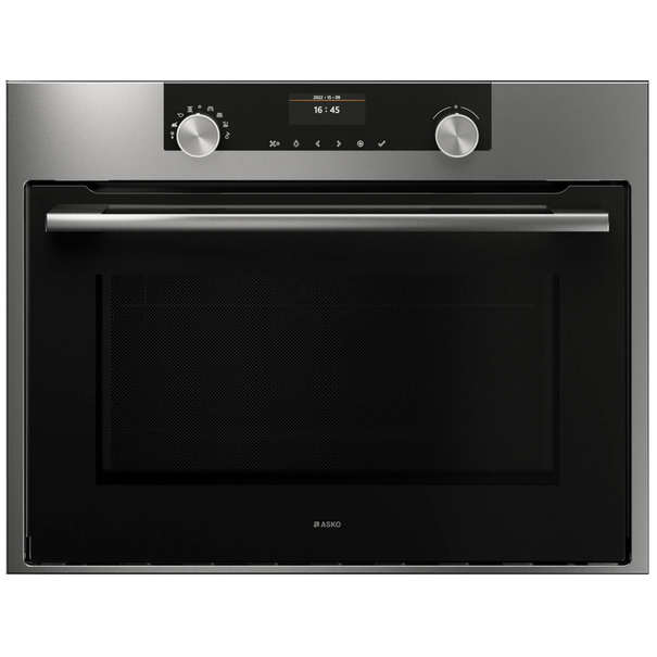 Компактный духовой шкаф с свч Asko OCM8464 (Нержавеющая сталь)