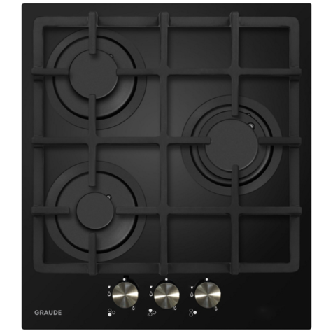 Газовая варочная панель GRAUDE GS 45.1 (Черный)