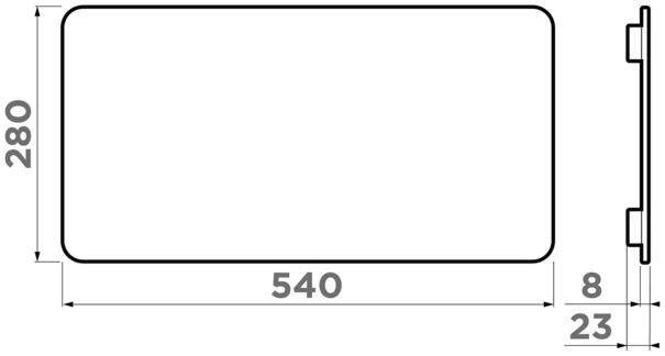 Разделочная доска OMOIKIRI CB-Sumi (Серый)
