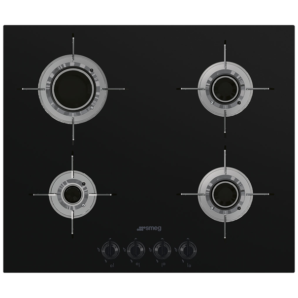Газовая варочная панель Smeg PVL664CN (Черный)