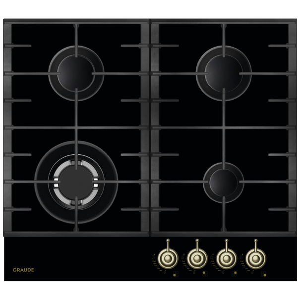 Газовая варочная панель GRAUDE GSK 60.1 (Черный)