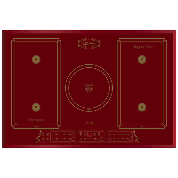 Индукционная варочная панель Kaiser KCT 7797 FI (Бордовый)
