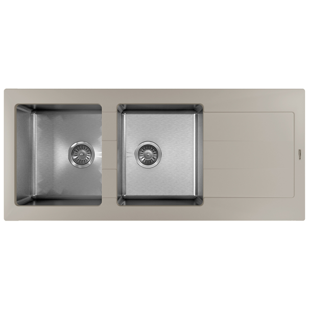 Кухонная мойка Florentina КОМБИ 1160 (Грей)