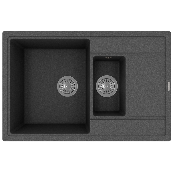 Кухонная мойка Florentina ЛИПСИ 780К (Черный)