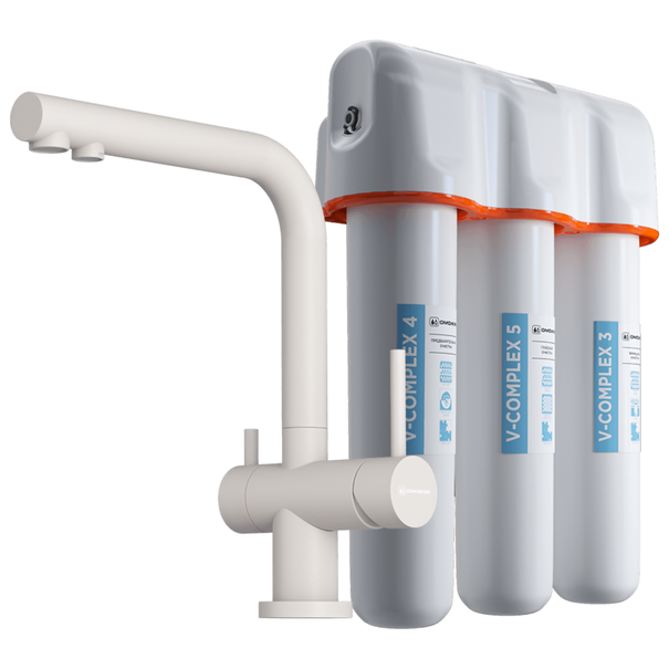 Смеситель для кухни OMOIKIRI Pure Drop Lite + Nagano-P (Пастила)