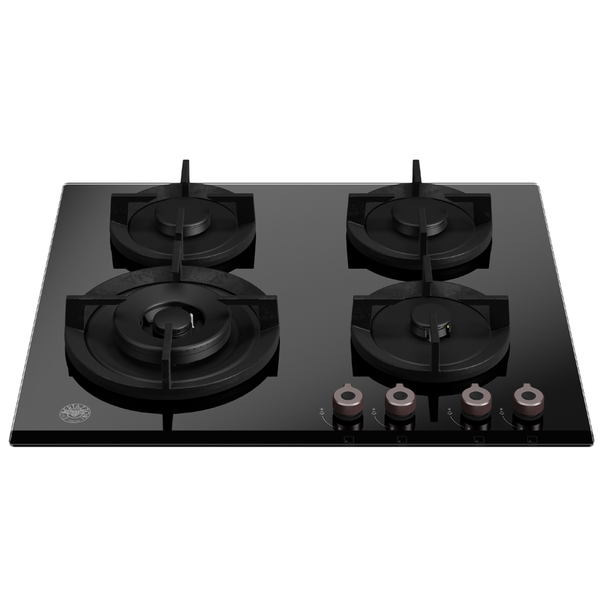 Газовая варочная панель Bertazzoni P604LPROG (Черный)