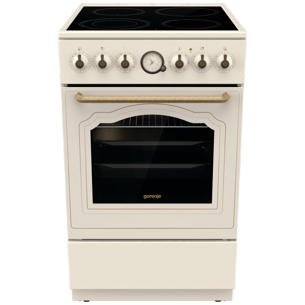 Отдельностоящая плита Gorenje GECS5B70CLI (Слоновая кость)