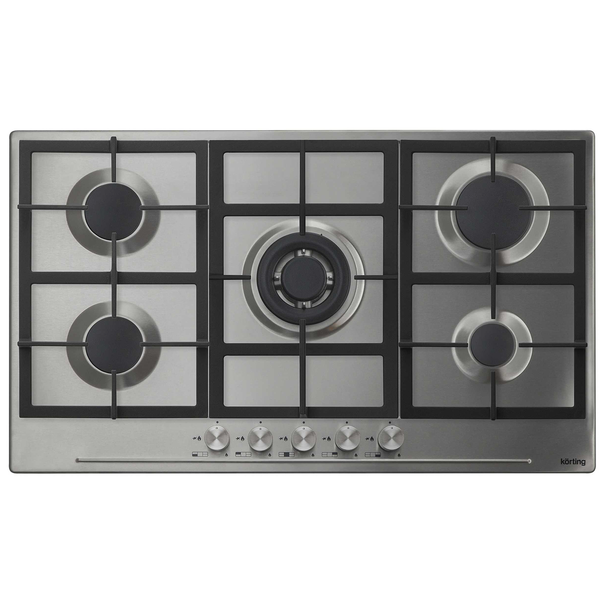 Газовая варочная панель Korting HG 965 CT (Нержавеющая сталь)