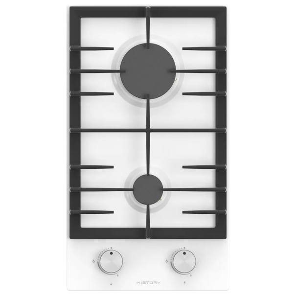 Газовая варочная панель HiSTORY HGE320C F (Белый)