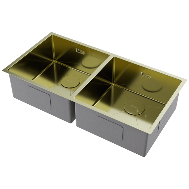 Кухонная мойка OMOIKIRI Taki 86-2-U/IF (Светлое золото)