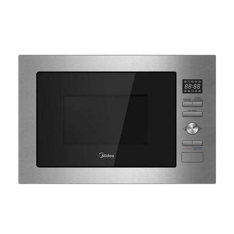 Встраиваемая микроволновая печь Midea MI7250X (Нержавеющая сталь)