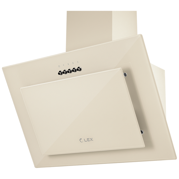 Наклонная вытяжка LEX MIKA G 500 (Античный белый)