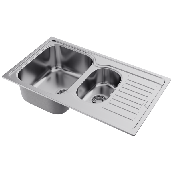 Кухонная мойка OMOIKIRI Kashiogawa 86-2 (Нержавеющая сталь)