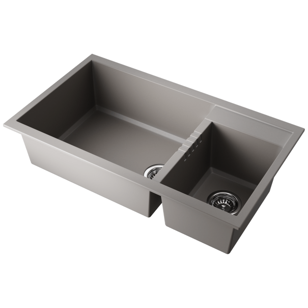 Кухонная мойка OMOIKIRI Tedori 86-2-LB (Leningrad Grey)