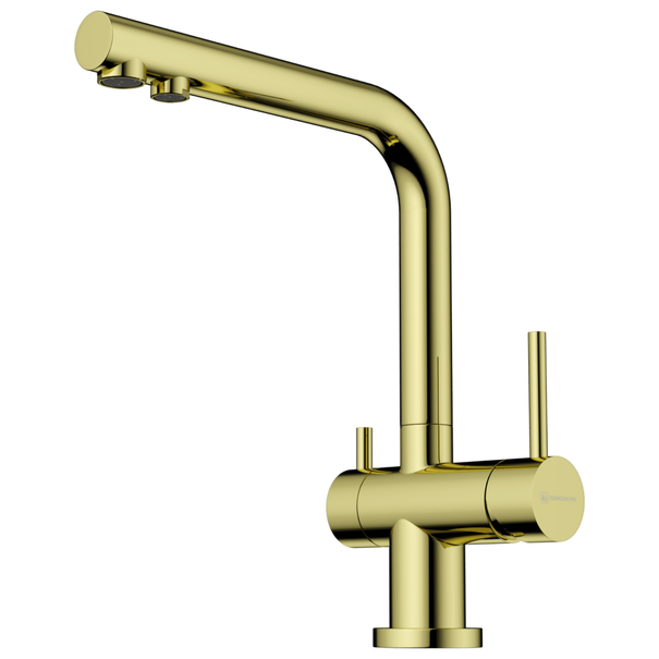 Смеситель для кухни OMOIKIRI Nagano (Светлое золото)