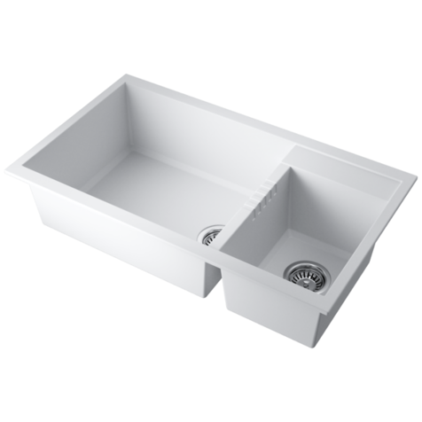 Кухонная мойка OMOIKIRI Tedori 86-2-LB (Белый)