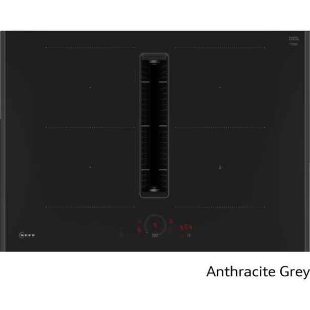 Индукционная варочная панель с вытяжкой Neff V57YHQ4C0 Anthracite Grey (Антрацитовый серый)