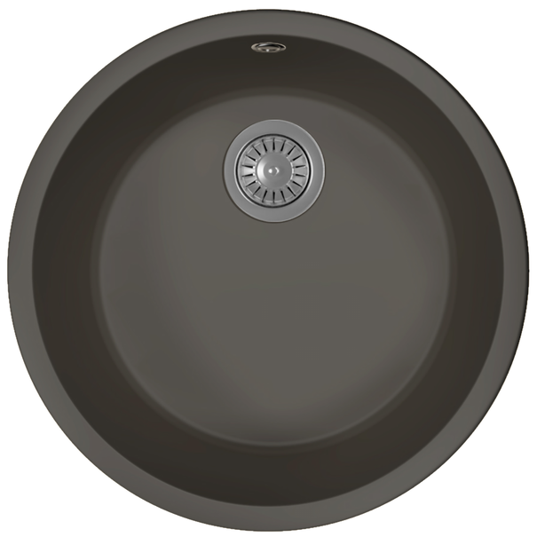 Кухонная мойка Florentina ВЕГА ЗЕРО (Антрацит)