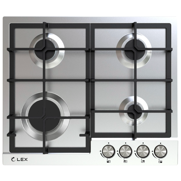 Газовая варочная панель LEX GVS 642 (Нержавеющая сталь)