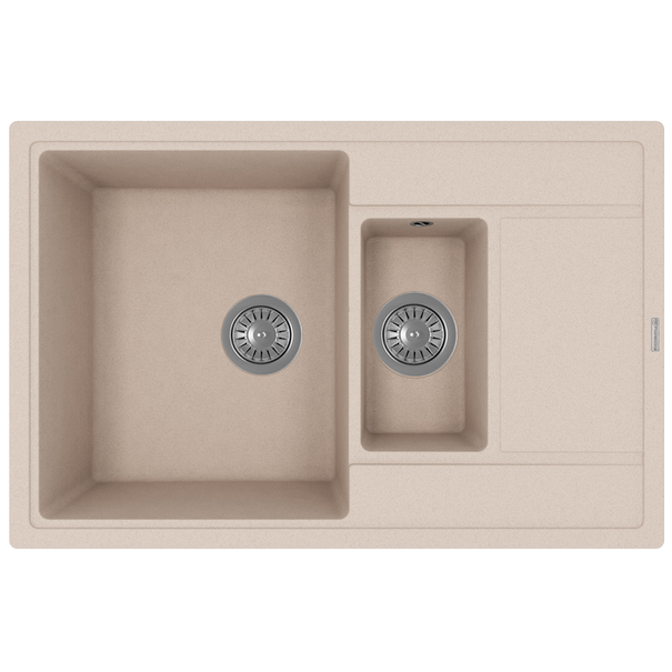 Кухонная мойка Florentina ЛИПСИ 780К (Бежевый)