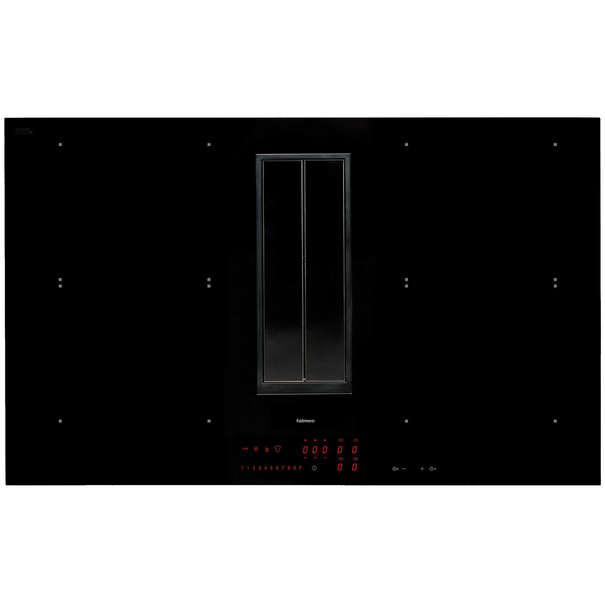 Индукционная варочная панель с вытяжкой Falmec QUANTUM PRO EASY 90 VETRO NERO (Черный)