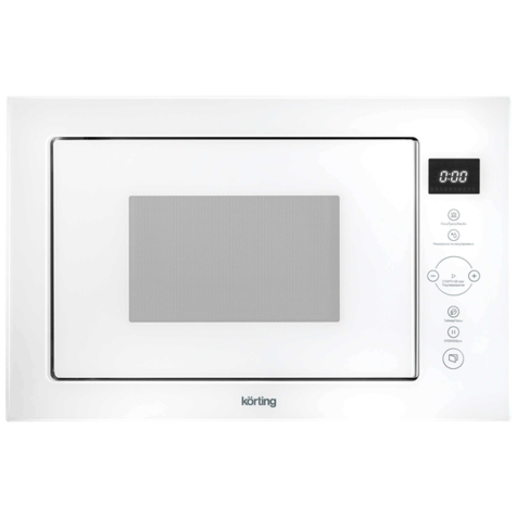 Встраиваемая микроволновая печь Korting KMI 825 TG (Белый)