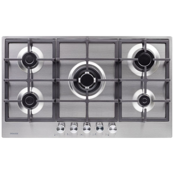 Газовая варочная панель GRAUDE GS 90.1 E (Нержавеющая сталь)