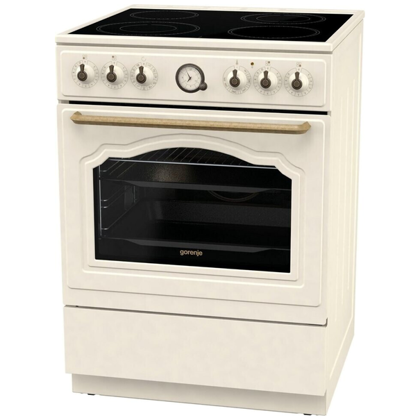 Отдельностоящая плита Gorenje GECS6B70CL (Слоновая кость)
