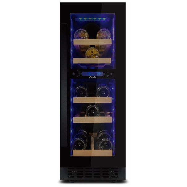 Винный шкаф Pando PVZB 30-16 CRR / CRL (Черный)