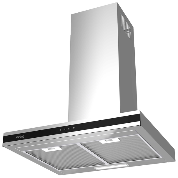 Т-образная вытяжка Korting KHC 6737 (Нержавеющая сталь)