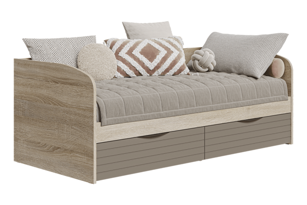 Кровать 1 Sonoma Colors (устойчивый серый)