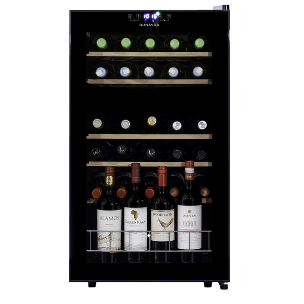 Винный шкаф Dunavox DXFH-30.80 (Черный)