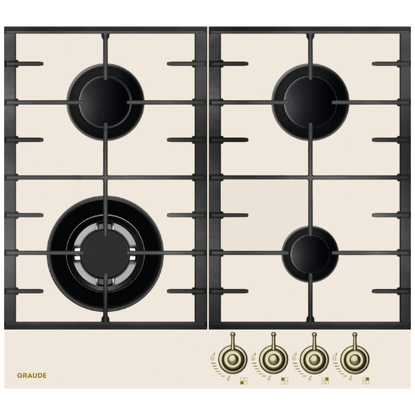 Газовая варочная панель GRAUDE GSK 60.1 (Бежевый)
