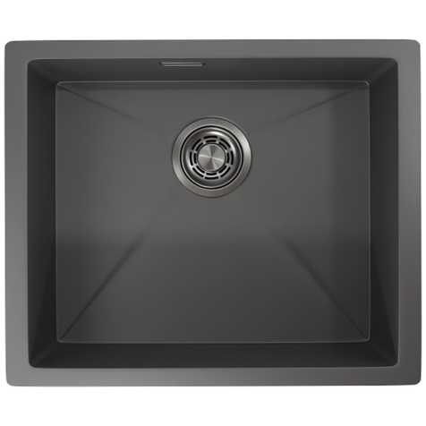 Кухонная мойка GRANULA 5445U (Графит матовый)