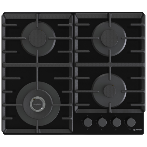 Газовая варочная панель Gorenje GTW642SY (Черный)