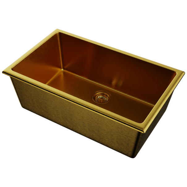 Кухонная мойка OMOIKIRI Okinoshima 76-U/I (Золото [Матовое])