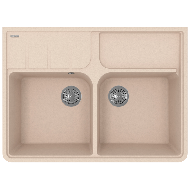 Кухонная мойка Florentina ВИЛЛАДЖИО (Бежевый)