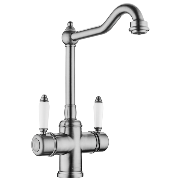 Смеситель для кухни OMOIKIRI Tottori (Античное серебро)