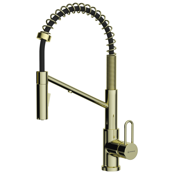 Смеситель для кухни OMOIKIRI Mikawa 2 Plus-SB (Светлое золото)